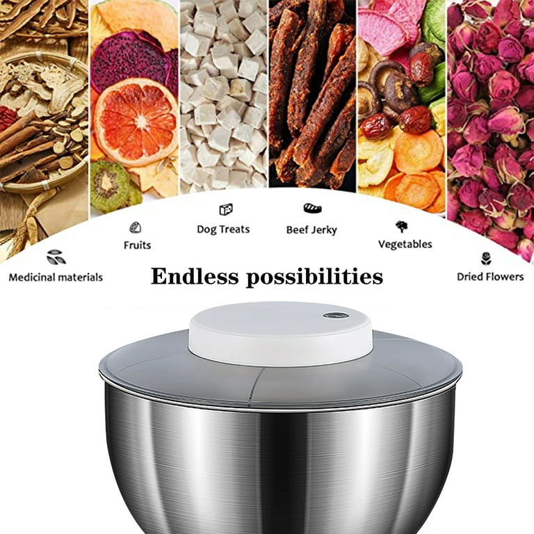 Electric Salad Spinner,Electric Lettuce Spinner Fruits Vegetable Washer  Dryer with Secure Lid Lock AND Rotary Handle Washer Electric Salad Maker  for
