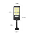thumbnail image 3 of Vikakiooze Promotion on Sale, Solar Street Lights Outdoor，Solar Parking Lot Lights Security Solar Motion Sensor Light For Garden, Street,Patio,Paths,Yard, 3 of 5