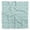 Aquamarine Green, variant on Blue Pug Dog Printed Pure Silk Scarf For Hair Neck Head Bandanas For Women 40 x 40 Inches