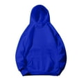 thumbnail image 6 of Women Plus Size Hoodies 2025 Fall Fashion Trendy Long Sleeve Sweatshirt Casual Y2K Cute Hooded Pullover Lightweight Tops, 6 of 7