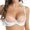 White, variant on Elegant Underwire Litting Lift Lace Pad Inserts For Quarter Cize Cup —Removable Lightweight Support Shaping Short Skirt for Women