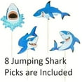 thumbnail image 6 of Oasis Supply, SHARK Cake Toppers for Birthdays and Parties, (Kit #4) 22 items, 6 of 7