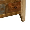 thumbnail image 4 of Fena 26 Inch 2 Drawer End Table Open Shelf Multicolor Distress Pine Wood - Saltoro Sherpi, 4 of 5