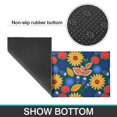 thumbnail image 6 of Pioneer Flower Floral Print Pattern Kitchen Rugs Sets Of 2, Anti Fatigue Non Slip Washable Floor Mats for Kitchen Sink Laundry, 17X30 Inch + 17X47 Inch, 6 of 6