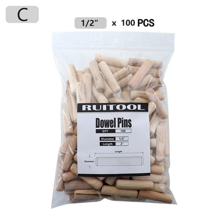 

Solid Wood Beech Round Wood Tenon Wood Plug Woodworking Hole Fitting Furniture Connector