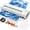 White, variant on 13 Inch Laminator Machine with Auto Paper Feed, Never Jam A3 Thermal & Cold Lamination, 20 Laminating Sheets, 10-in-1 Laminator with , Trimmer & Corner Rounder for Office School Use Black