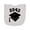 AC-Heather Grey, variant on Inktastic Future Class of 2043 Graduate Newborn Bib
