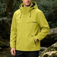 thumbnail image 3 of StSilkitty Rain Jacket for Men Windbreaker Waterproof Hooded Jacket Coat with Pockets Full Zip up Long Sleeve Raincoat, 3 of 9