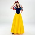 thumbnail image 5 of HAWEE Femmes Halloween Classique de Luxe Princesse Snow White Costume Adulte Reine Robe de Conte de Fées Rôle Cosplay, 5 of 5
