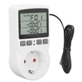 thumbnail image 3 of Temperature Control Socket LCD Display ABS Housing Electronic Thermostat Controller 100-250V 50 60Hz EU Plug 16A 3680W, 3 of 5