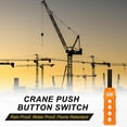 thumbnail image 4 of Uxcell Rain Proof Hoist Crane Push Button Switch, Up Down Left Right Switch Pendant Control Station Momentary COB-62, 4 Way Orange, 4 of 6