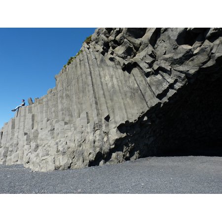 - LAMINATED POSTER Rock Lava Sand Black Stone Iceland Stones Beach Poster Print 24 x 36