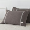 thumbnail image 5 of Hiroekza Premium Cotton Non-Slip Pillowcase with Button Closure - Skin-friendly, Soft, Breathable, and Secure Fit Brown, 5 of 5