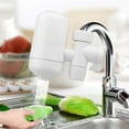 thumbnail image 1 of Filtro de agua para grifo de cocina y baño, reduce el 99% del plomo y las impurezas, purificador de agua del grifo fácil de instalar con ajuste universal, blanco, 1 of 6