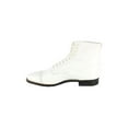 thumbnail image 5 of Madison Stacy Adams Ankle Boot Biscuit Casual Shoes 00015-100 White, 5 of 7