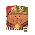 thumbnail image 1 of Inteprter Cubierta de silla de Navidad 3D Dibujos animados Papá Noel Muñeco de nieve Arreglo de sala de estar Suministros Antimacassar Kits de decoración para fiestas Alce, 1 of 6