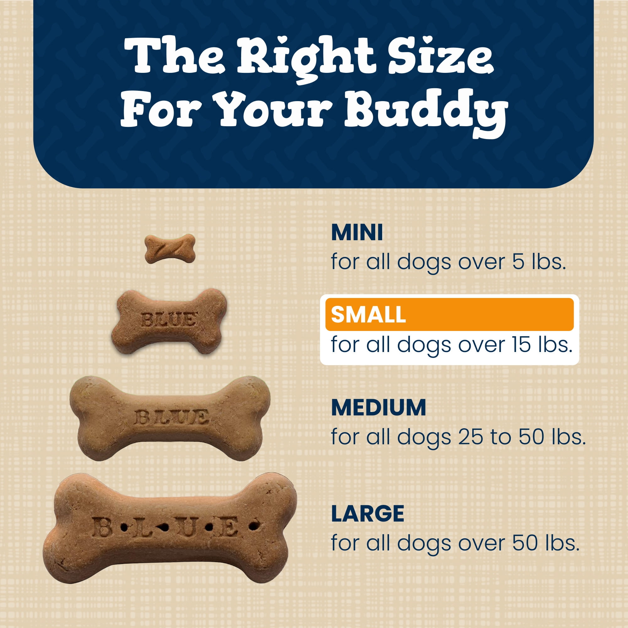 (6 pack) Blue Buffalo Bones Natural Dog Treats, Small Dog Biscuits, Assorted Flavors, 16-oz. Bag