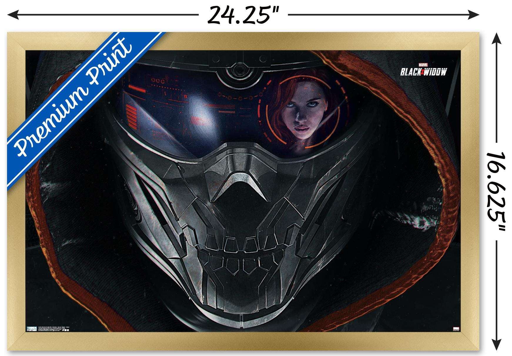 Marvel Cinematic Universe - Black Widow - Mask Wall Poster, 14.725" x 22.375", Framed