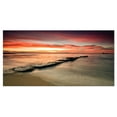 thumbnail image 2 of Wonderful Sunrise on Black Ocean - Beach Photo Canvas Print, 2 of 3