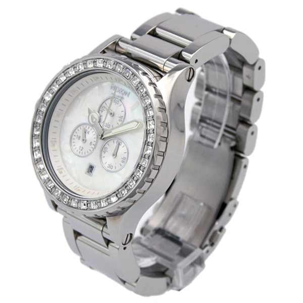 Nixon Men's A037710 42-20 Tide Crystals Stainless Steel Chronograph Dive Watch
