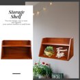 thumbnail image 4 of KAKOWELY Convenient Multi-layer Organizer Rack Desktop Storage Holder Wood Craft Storage Shelf,11.89X"X6.3"X5.51", 4 of 4