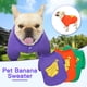 thumbnail image 1 of onlyliua Liquidación Ropa para Mascotas Ropa Taurina Ropa para Mascotas Jersey Taurino Banana, 1 of 5