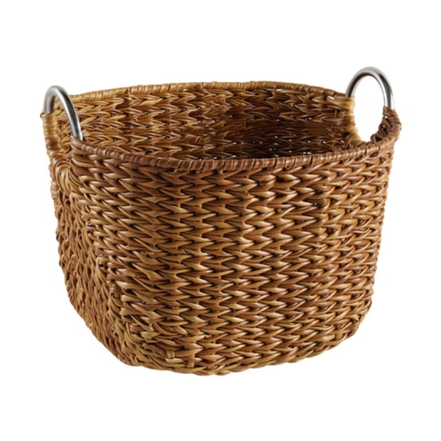 Cesta de lavandería tejida, cesta de ropa, organizador de juguetes, contenedor de almacenamiento, cesto de lavandería para lavado, almacenamiento y