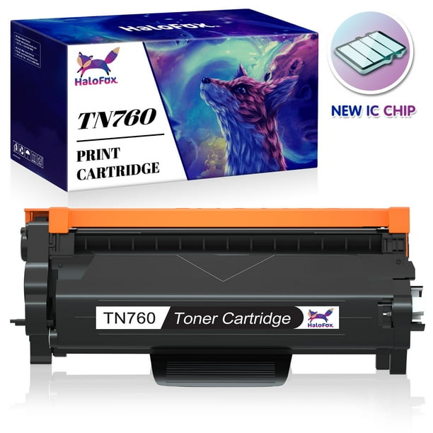 HaloFox Toner TN760 TN730 Replacement for Brother TN760 TN730 TN760 TN