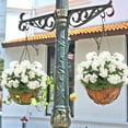 thumbnail image 4 of Zukuco Artificial Flowers for Outdoors, 4 Pack Geraniums Silk Flowers UV Resistant No Fade Faux Flowers Geraniums Bush for Home Outdoor Garden Porch Window Vase Wedding Decor (White), 4 of 7