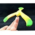 thumbnail image 3 of Green Wing Yellow Body Cute Balancing Bird with Clear Triangle Stand, 3 of 3
