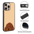 thumbnail image 2 of WIRESTER Shockproof Soft Rubber Cover Case for Apple iPhone 16 Pro Max 6.9" 2024, Animal Brown Toy Poodle Puppy Dog On Sunset Background, 2 of 5