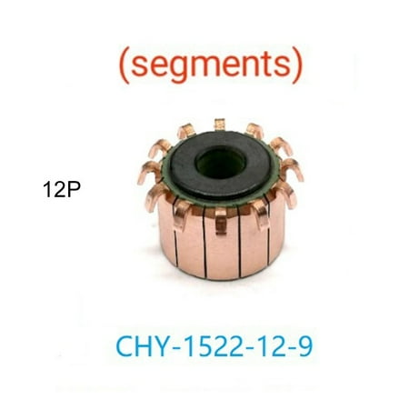 

1PC 9×23×17.5(18) mm 12P Teeth Copper Hook Type Electrical Motor Commutator