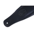 thumbnail image 2 of Veg-Tan Leather Guitar Strap - Black, 2 of 2