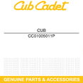 thumbnail image 5 of MTD 01005011P Premium PTO Deck Belt Pro MMZ 2554 1848, 5 of 8