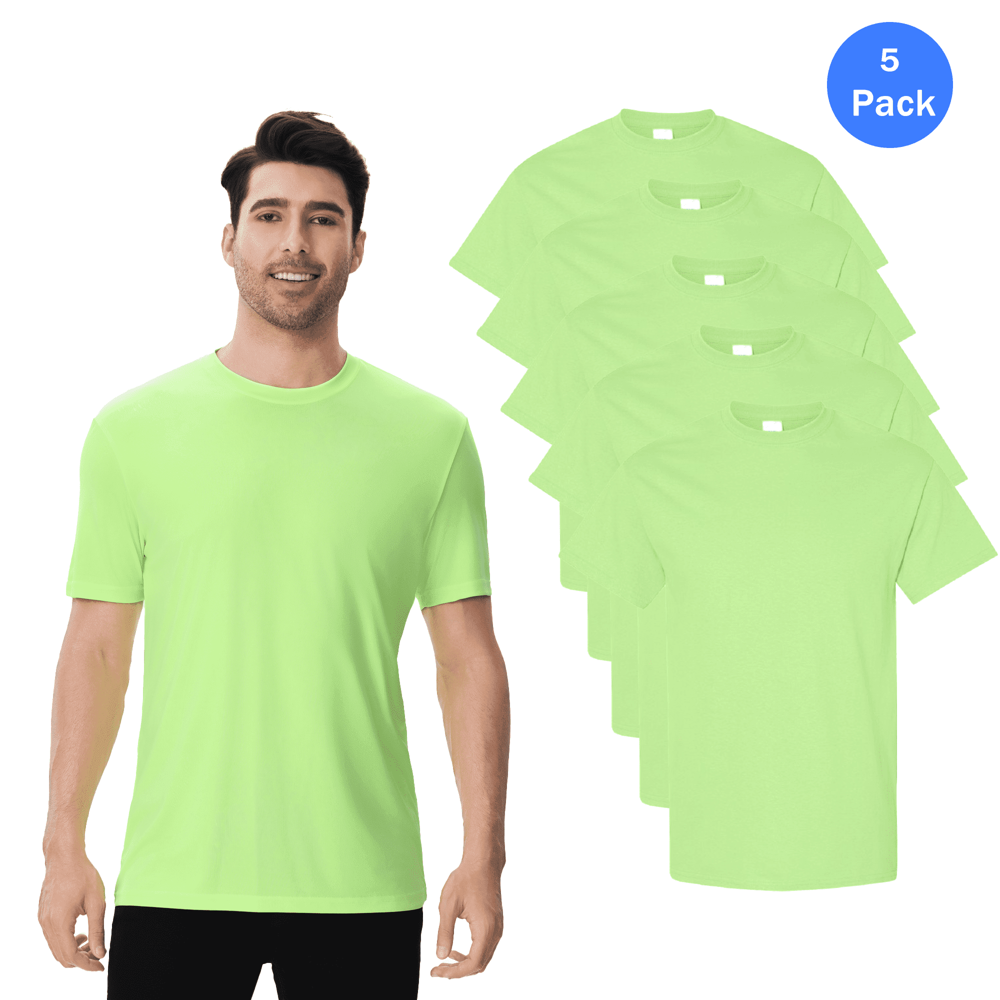 High Visibility Safety Neon Green & Orange Short Sleeve T Shirts