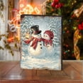 thumbnail image 4 of Snow Much in Love Art Wooden Wall Art by D. Gelsinger | Christmas Santa Snowman D�cor - 95603B-1708, 4 of 9