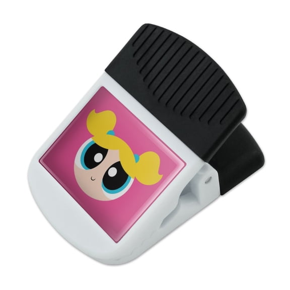 Powerpuff Girls Bubbles Head Refrigerator Fridge Magnet Magnetic Hanging Hook Note Snack Clip