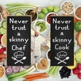 thumbnail image 3 of Wood Sign Skinny Chef Hanging Wall Decoration Funny Kitchen Sign for Cooks Bakers 5x10, 3 of 8