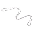 thumbnail image 1 of Colgante de Collar de Cadena de Eslabones de acero inoxidable Plateado Para Hombres 60cm, 1 of 5
