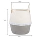 thumbnail image 3 of Cesta grande de almacenamiento de ropa JilgTeok, cesta de cuerda de algodón, cesta para juguetes con asa, edredones, cojines, cesta de ropa sucia de hilo, alegre para todos, 3 of 6