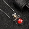 thumbnail image 6 of Transparent Heart Vial Perfume Bottle Necklaces for Titanium Steel Chain Make a for Wish Blood Vial Necklace Women Jewel, 6 of 19