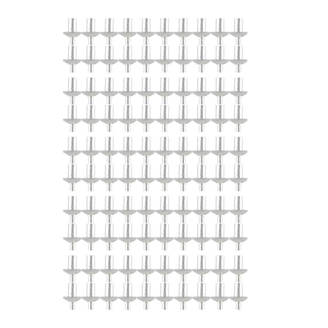 100x tornillos de expansión de rosca, remaches de martillo, clavos de fijación ligeros de alta resistencia, accesorios de muebles para láminas de 5mm x 11mm