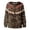 Coffee, variant on Christmas Cardigans for Women Button Up Faux Sweater Xmas Print Cardigan Outerwear (Beige XXL)