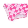 thumbnail image 5 of Serdomi Toddler Little Girls Swimsuit One-Piece Lovely Pink Checker Face Bathing Suits for Girls Size 8, 5 of 7