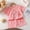 E076-Pink, variant on hengsof Children's Summer Home Wear Fashionable Cotton Printed Pattern Round Neck Short Sleeve T-Shirt Elastic Waist Loose Shorts Casual Two Piece Set