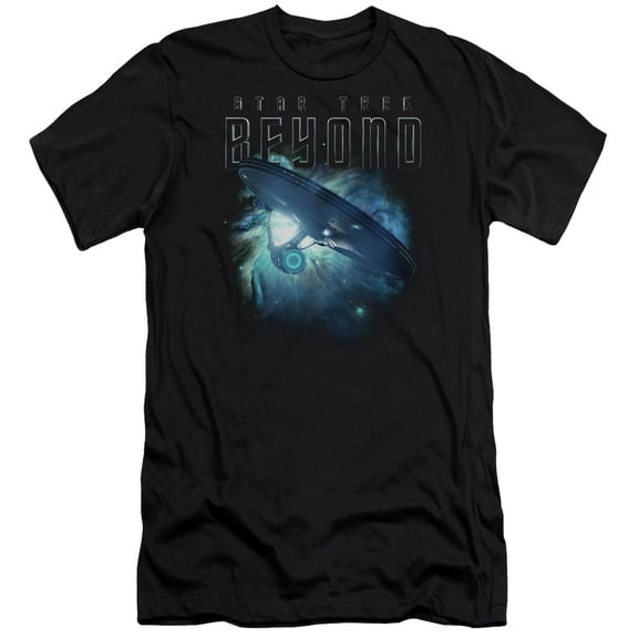 Star Trek Beyond Voyage Adult 30/1 T-Shirt Black