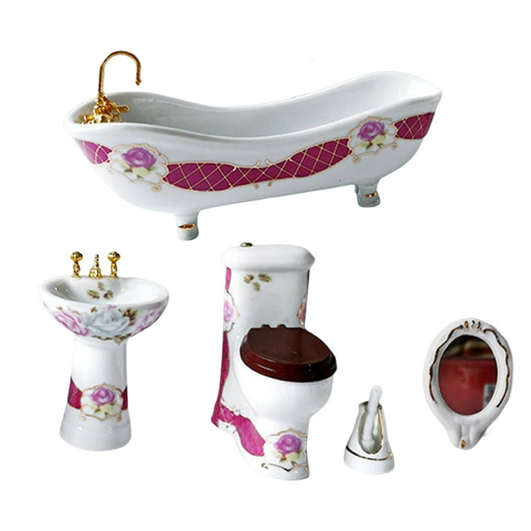 DIY: Miniature Dollhouse Bathroom 