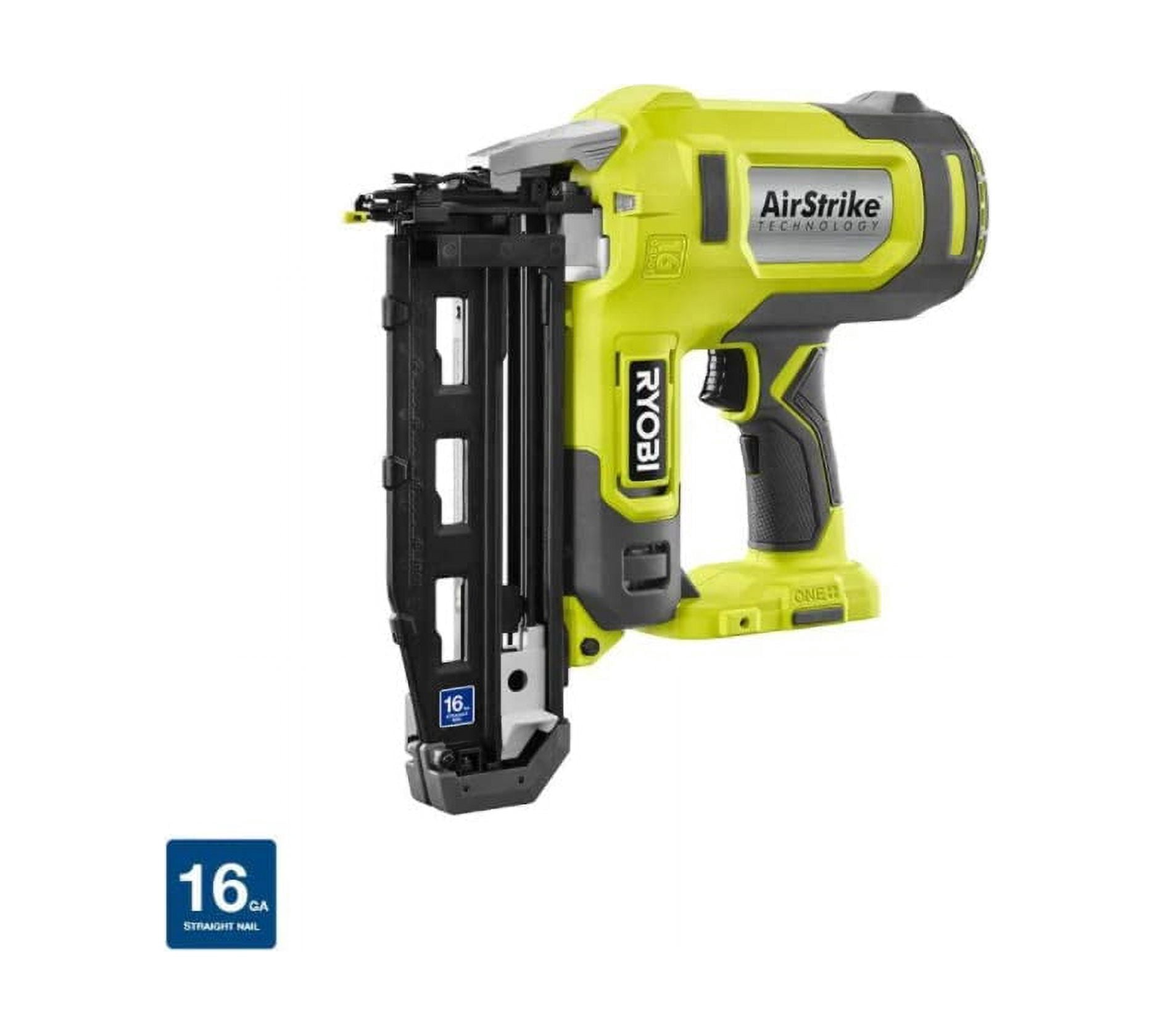 RYOBI 18-Volt 16-Gauge Cordless AirStrike Finish Nailer (Tool Only) P326 (Bulk Packaged)