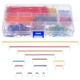thumbnail image 1 of Kit de 840 cables puente para protoboard, cables puente flexibles de tamaños surtidos para prototipado de PCB, proyectos electrónicos DIY y placas de circuitos., 1 of 7