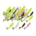 thumbnail image 1 of 30x Señuelos de pesca ondulados, gusanos de pesca, regalos portátiles suaves, señuelos de pesca, señuelos oscilantes para trucha Walleye de, 1 of 8